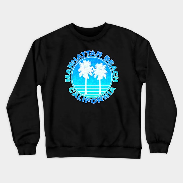 Surf Manhattan Beach California Surfing Crewneck Sweatshirt by heybert00